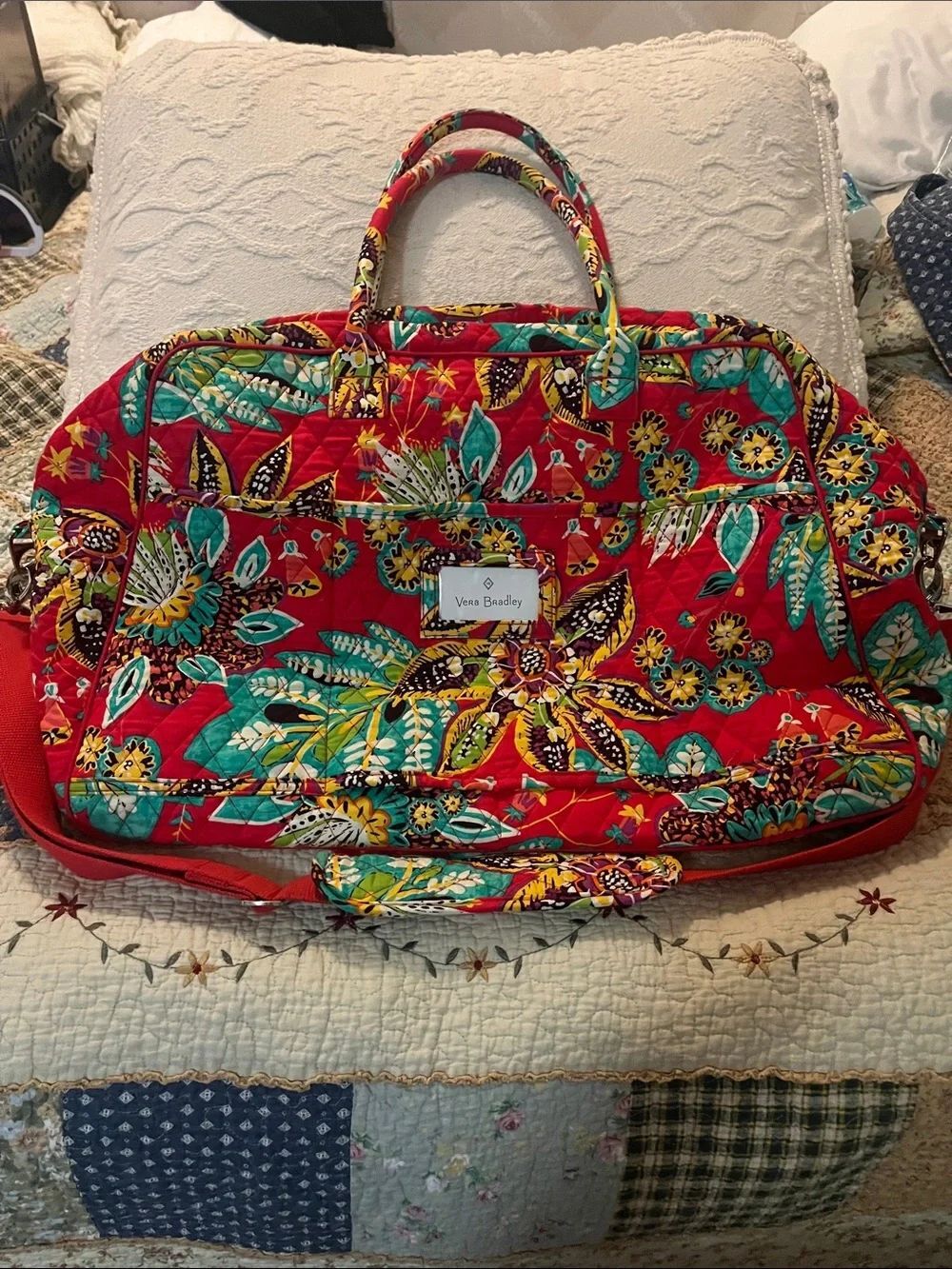 Vera Bradley raspberry sorbet